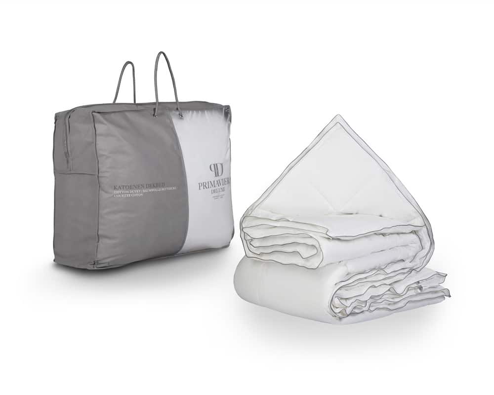 Dekbed Percale 8211 Katoen Touch 8211 4 Seizoenen 8211 Wit 8211 240 215 200 Cm