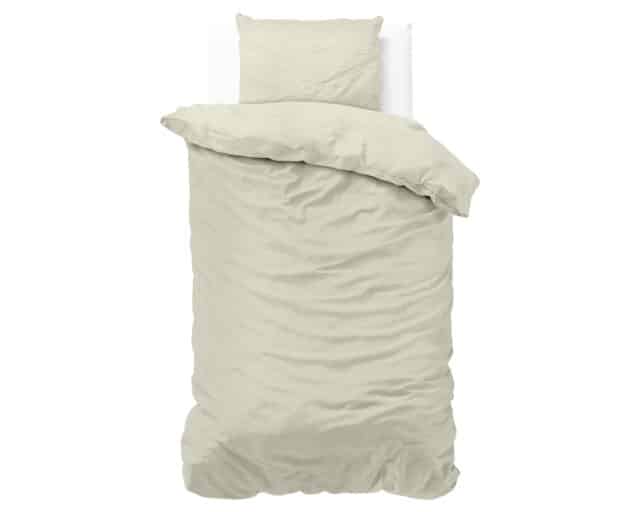 Dekbedovertrek Satin Point 8211 Crme 8211 140 215 220 Cm