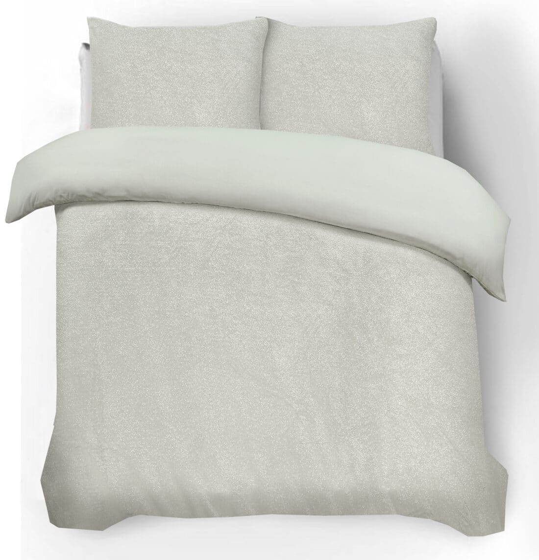 Dekbedovertrek Glamour 8211 Flanel Deco Folie 8211 Crme 8211 200 215 200 220 Cm