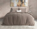 DH flanel Mendez taupe 240 x 200/220