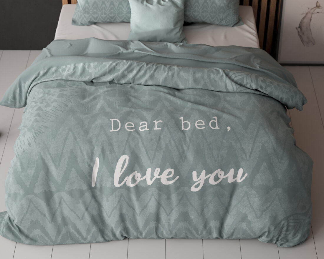 I Love Bed Groen 200 X 200 220