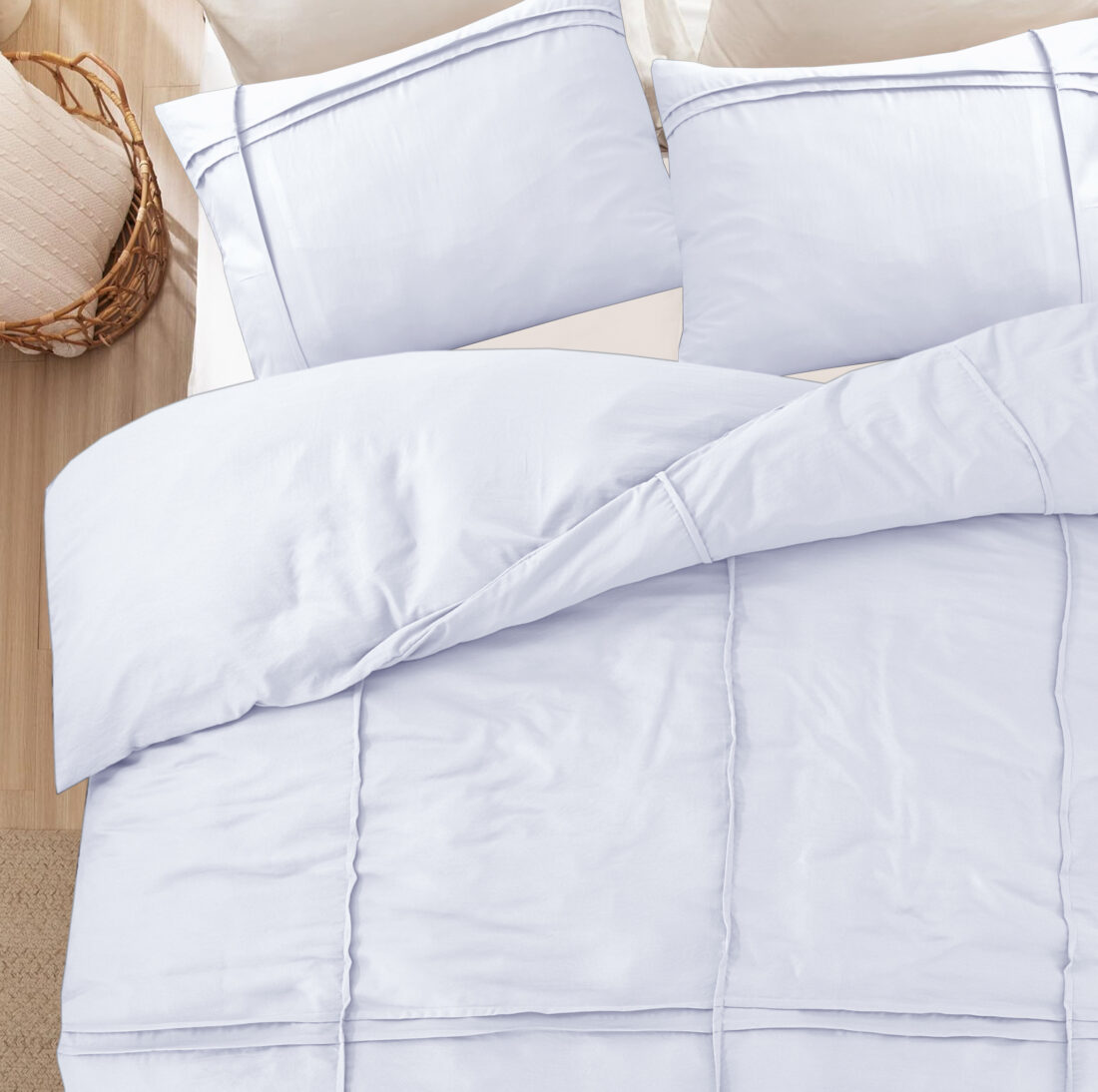 Dd Gewassen Getuft Wit 200 X 200 220