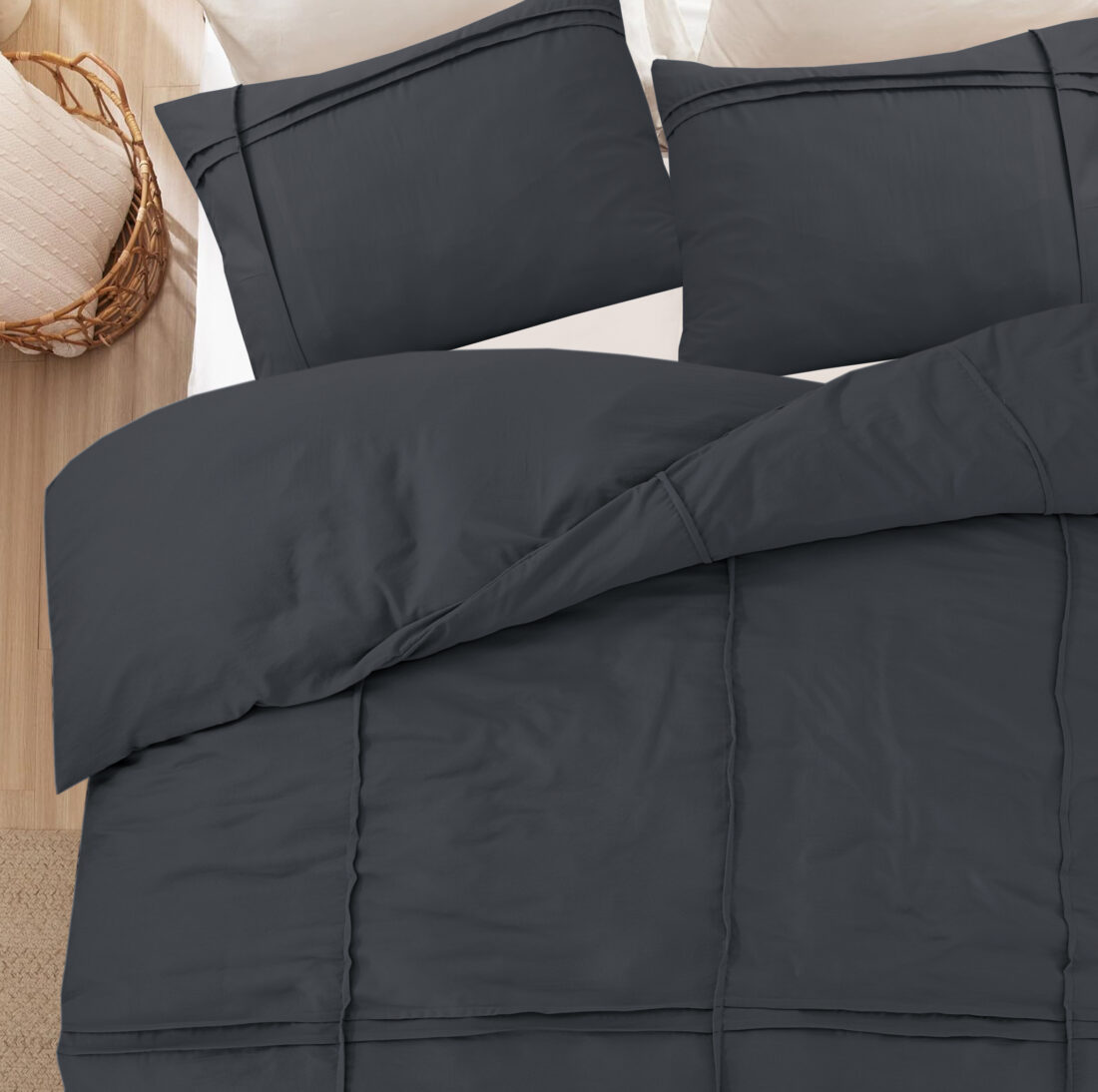 Dd Gewassen Getuft Antraciet 140 X 200 220