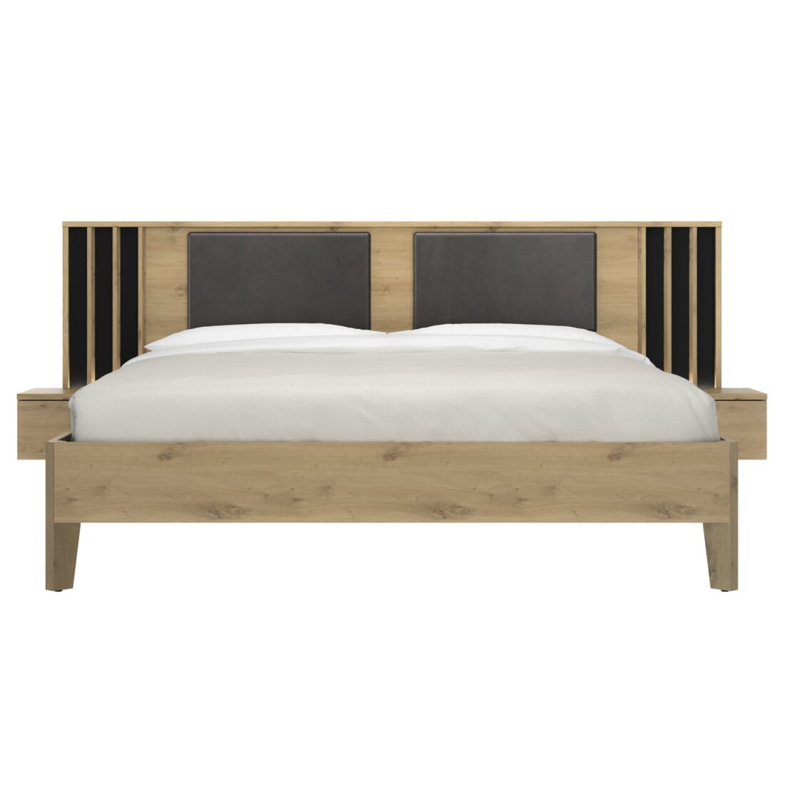 Bed Nachtkastjes Lambrisering