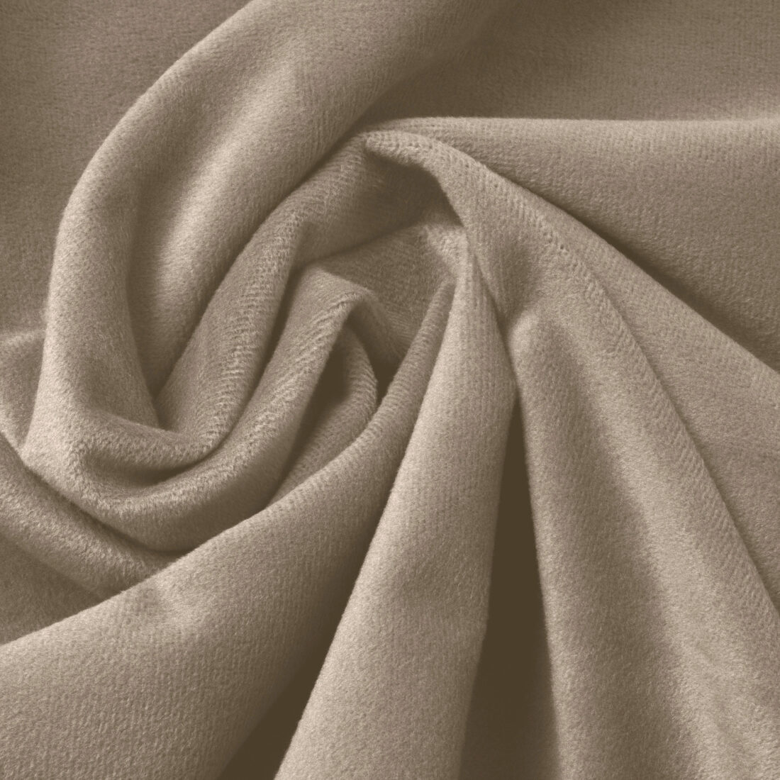 Fluwelen Paspel Taupe Grijs 200 X 220