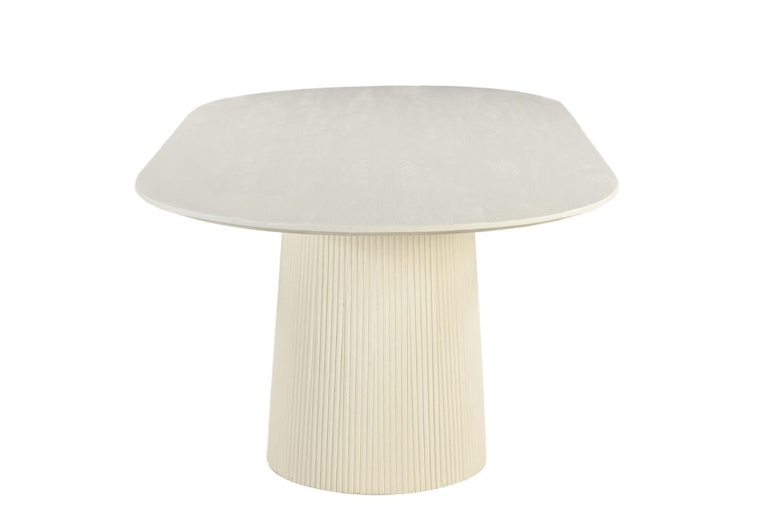 Eetkamertafel Patrice 8211 Beige Hardhout 8211 230 Cm