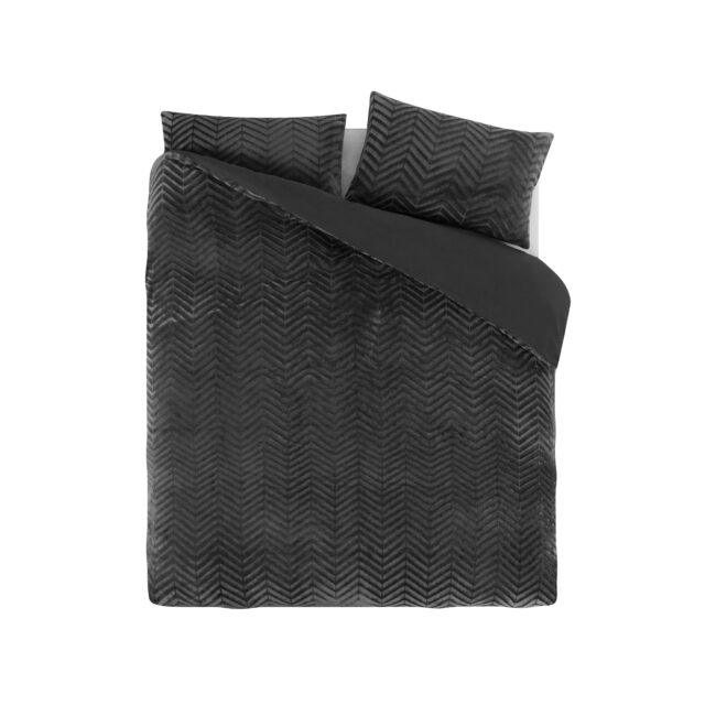 Chevron Teddy Antraciet 200 X 200 220