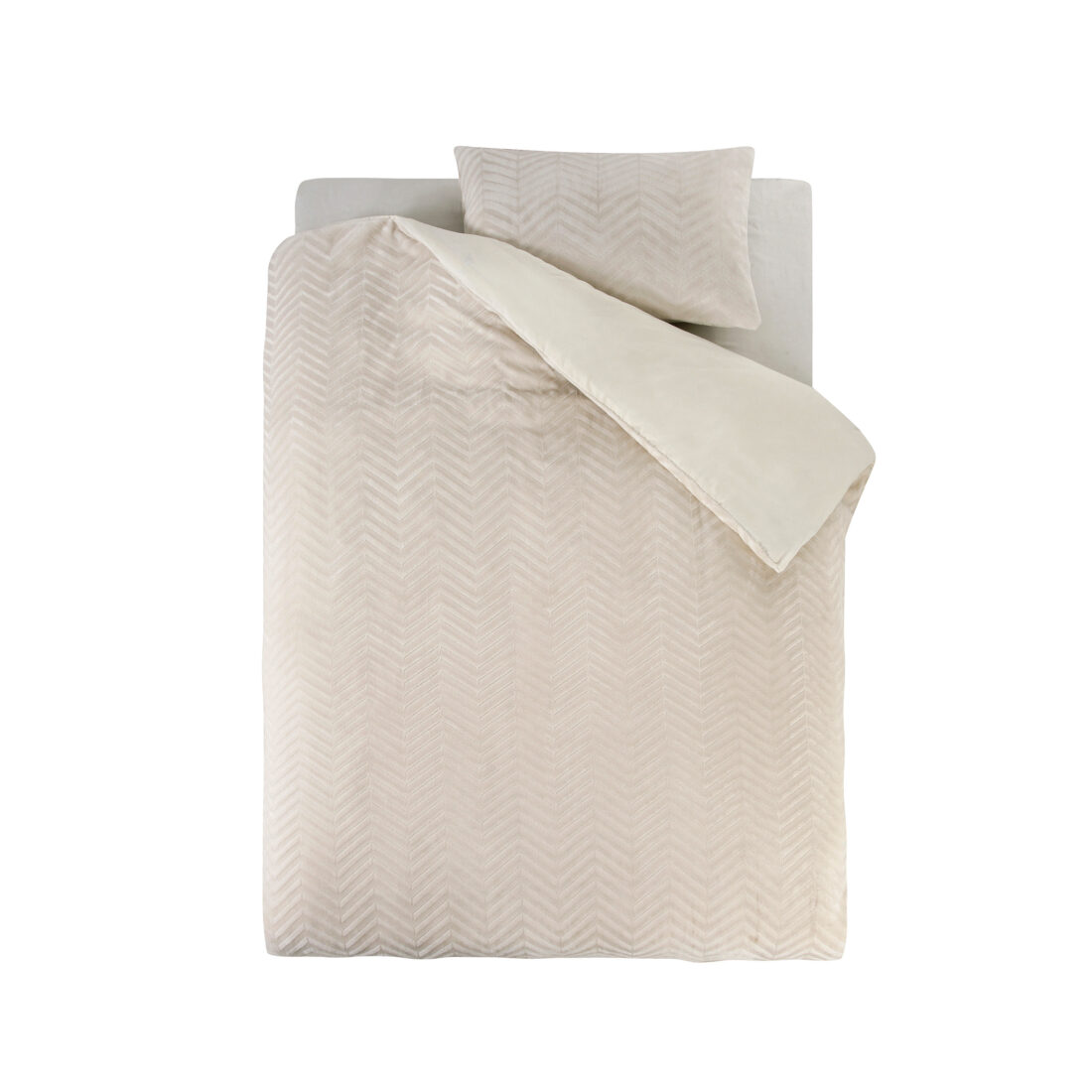 Chevron Teddy Crme 140 X 200 220