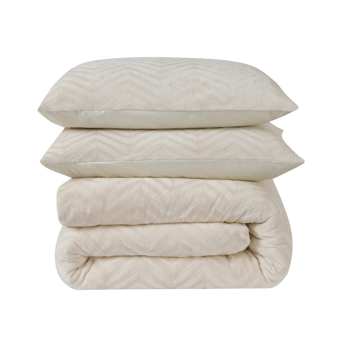 Chevron Teddy Crme 140 X 200 220