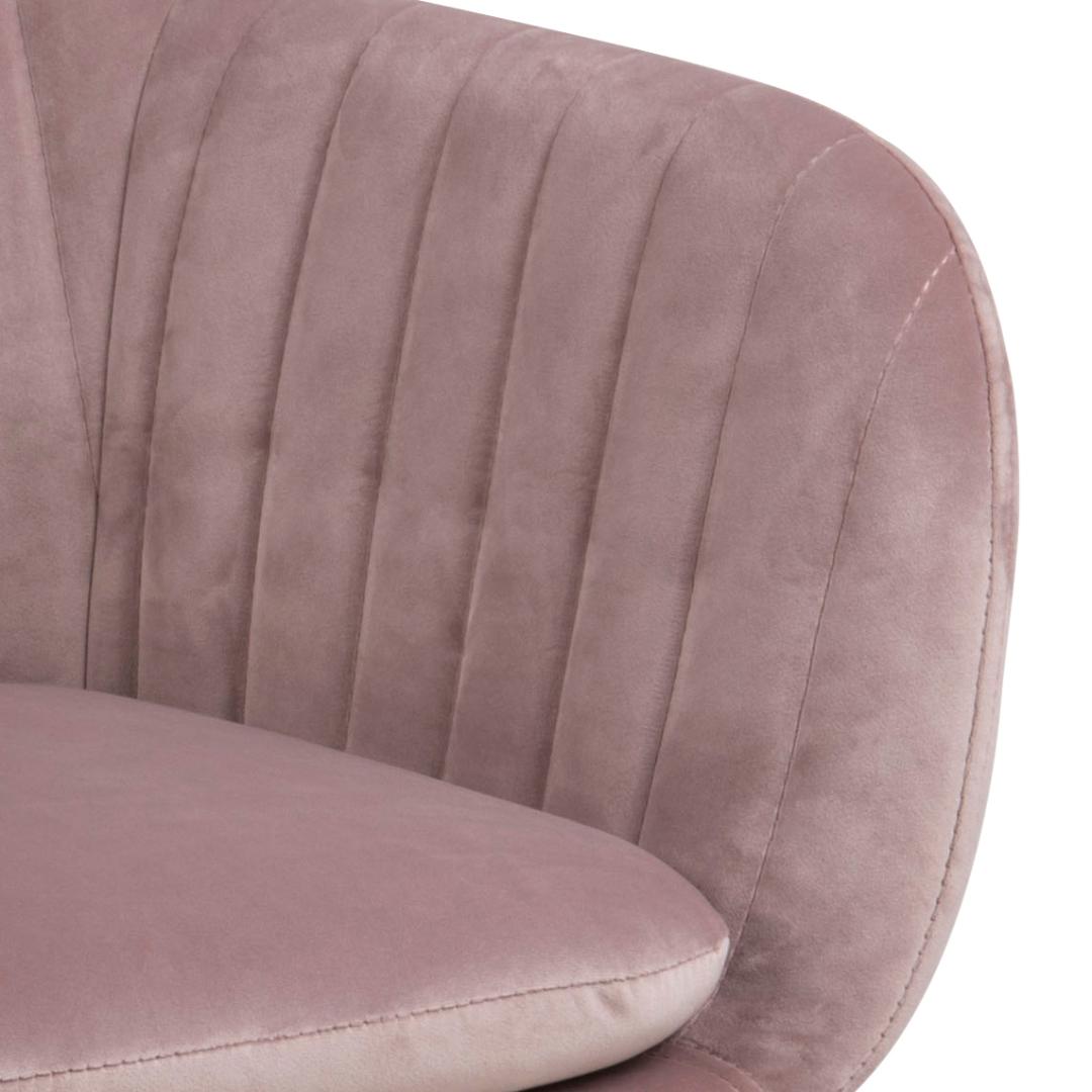 Armstoel Emilia 8211 Stof Vic Dusty Rose Fluweel 8211 Eiken Poten Armstoel Emilia 8211 Stof Vic Dusty Rose Fluweel 8211 Eiken Poten