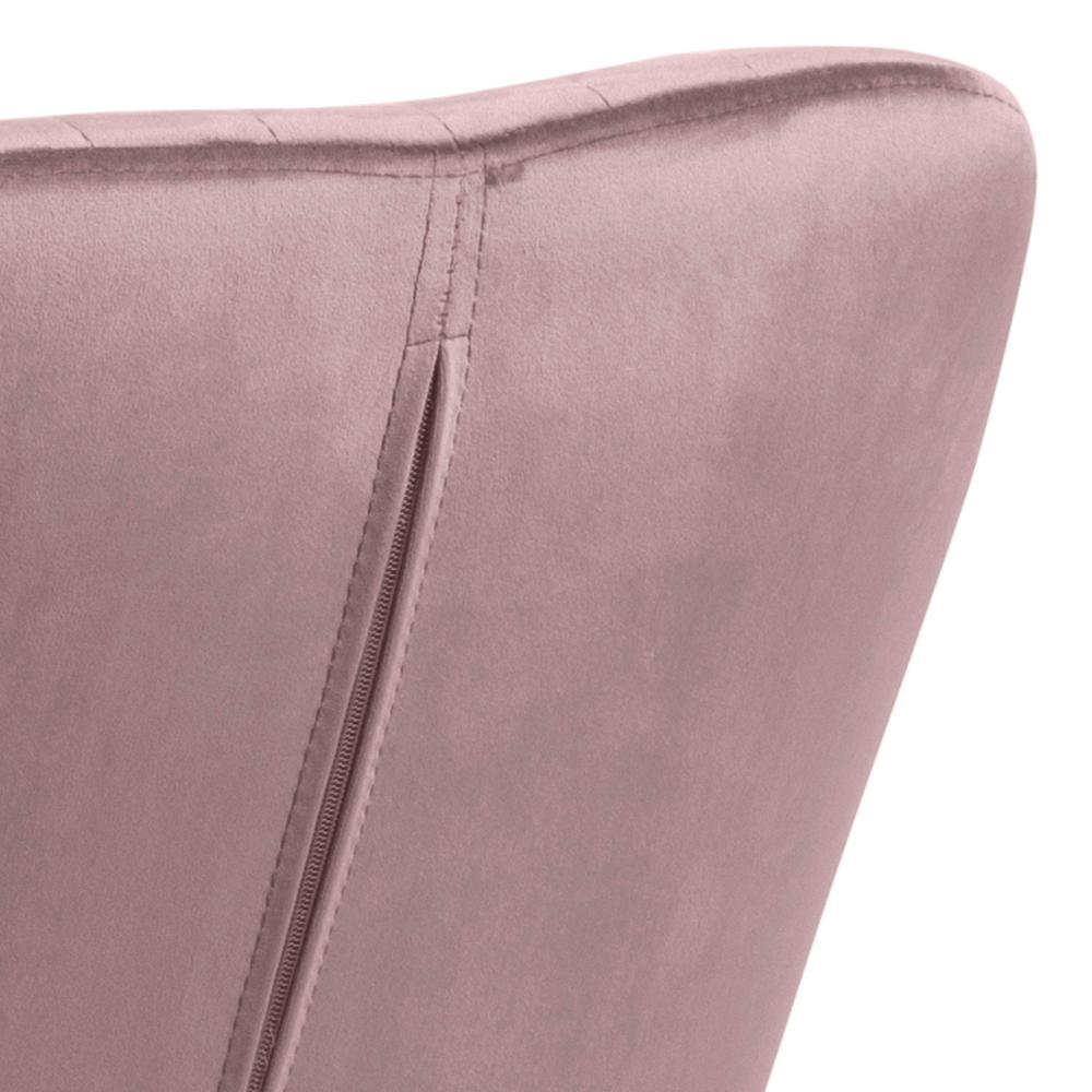 Armstoel Emilia 8211 Stof Vic Dusty Rose Fluweel 8211 Eiken Poten Armstoel Emilia 8211 Stof Vic Dusty Rose Fluweel 8211 Eiken Poten