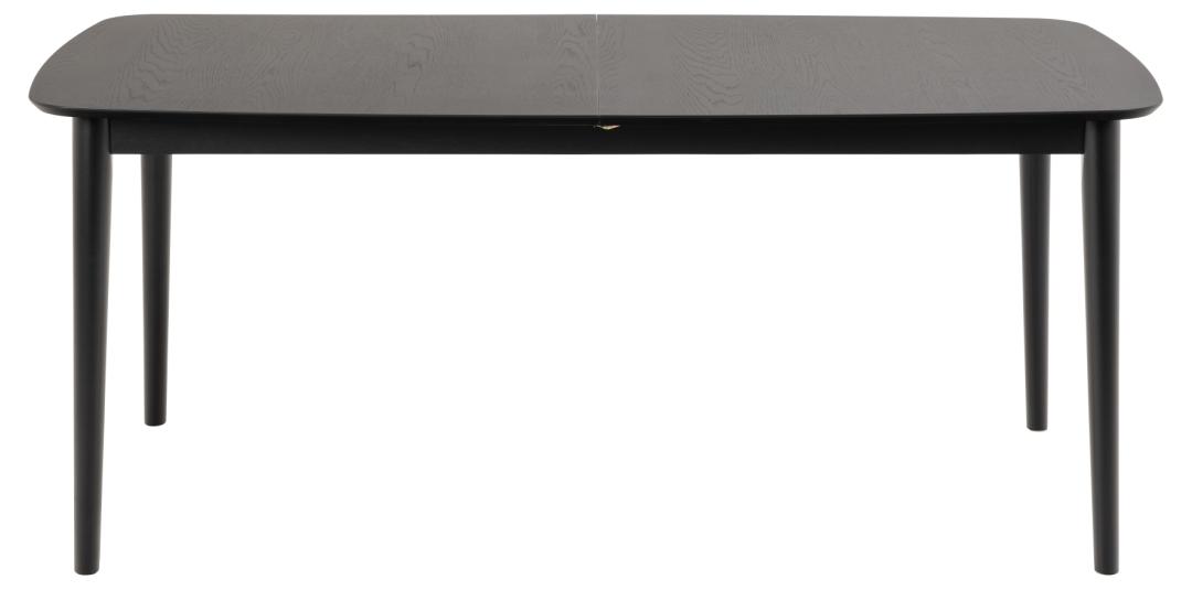 Eetkamertafel Montreux 8211 Matzwart Eiken Fineer 8211 Uitschuif 8211 180 219 90 Cm Eetkamertafel Montreux 8211 Matzwart Eiken Fineer 8211 Uitschuif 8211 180 219 90 Cm