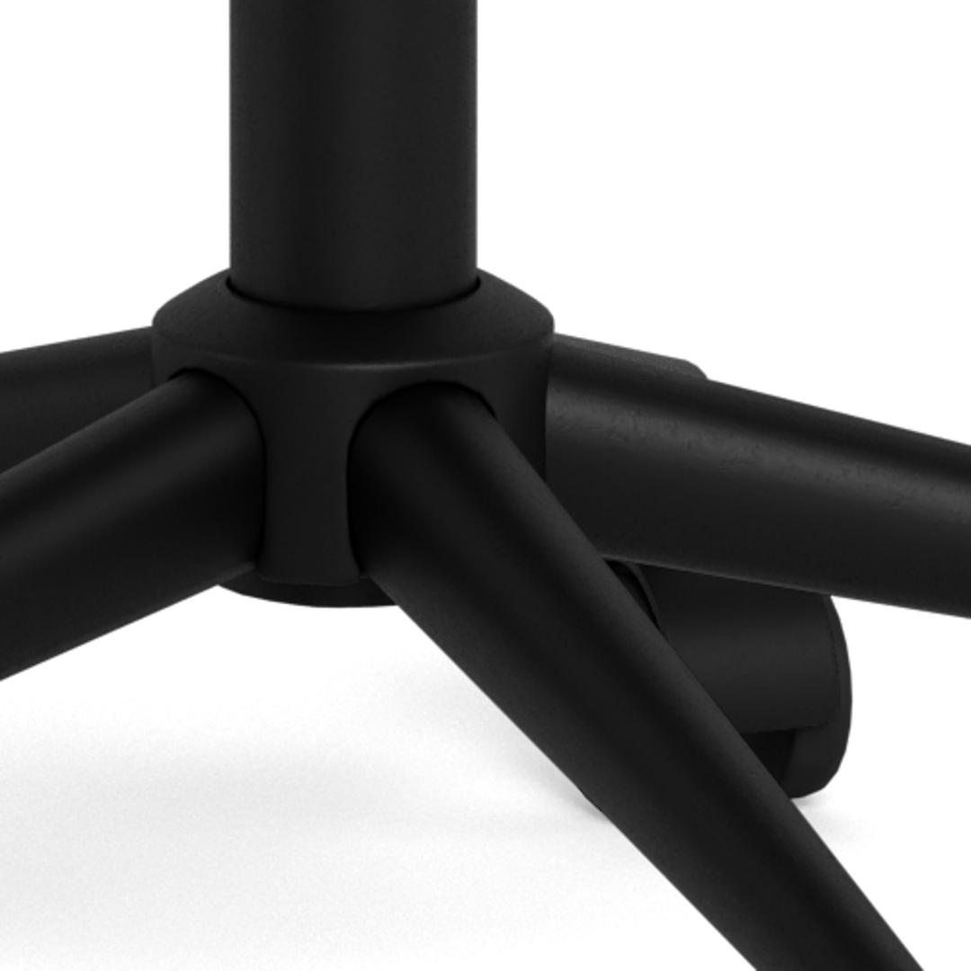 Bureaustoel Owen 8211 Gelakt Eiken Zwart Pu Bekleding 8211 Verstelbaar