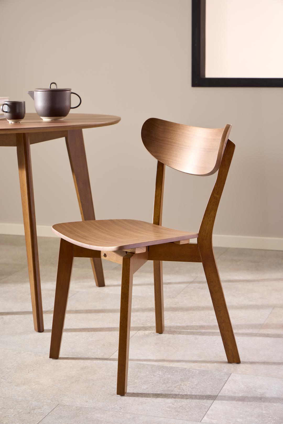 Eetkamertafel Roxby 8211 Mat Walnoot Fineer 8211 Rubberwood Poten 8211 105 Cm Eetkamertafel Roxby 8211 Mat Walnoot Fineer 8211 Rubberwood Poten 8211 105 Cm