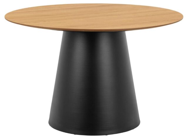 Eetkamertafel Soli 8211 Eiken Fineerblad 8211 Metaal 8211 120