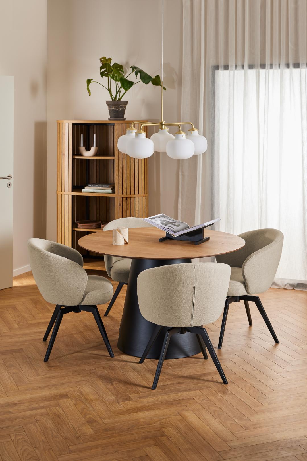 Eetkamertafel Soli 8211 Eiken Fineerblad 8211 Metaal 8211 120 Eetkamertafel Soli 8211 Eiken Fineerblad 8211 Metaal 8211 120