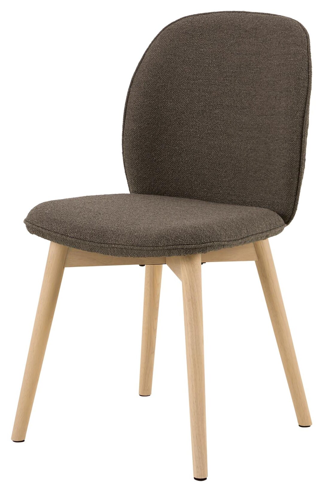 Eetkamerstoel Cindy 8211 Stof Monza Taupe 8211 Witgepigmenteerd Geolied Rubberwood Minimale Bestelling 2 Stuks