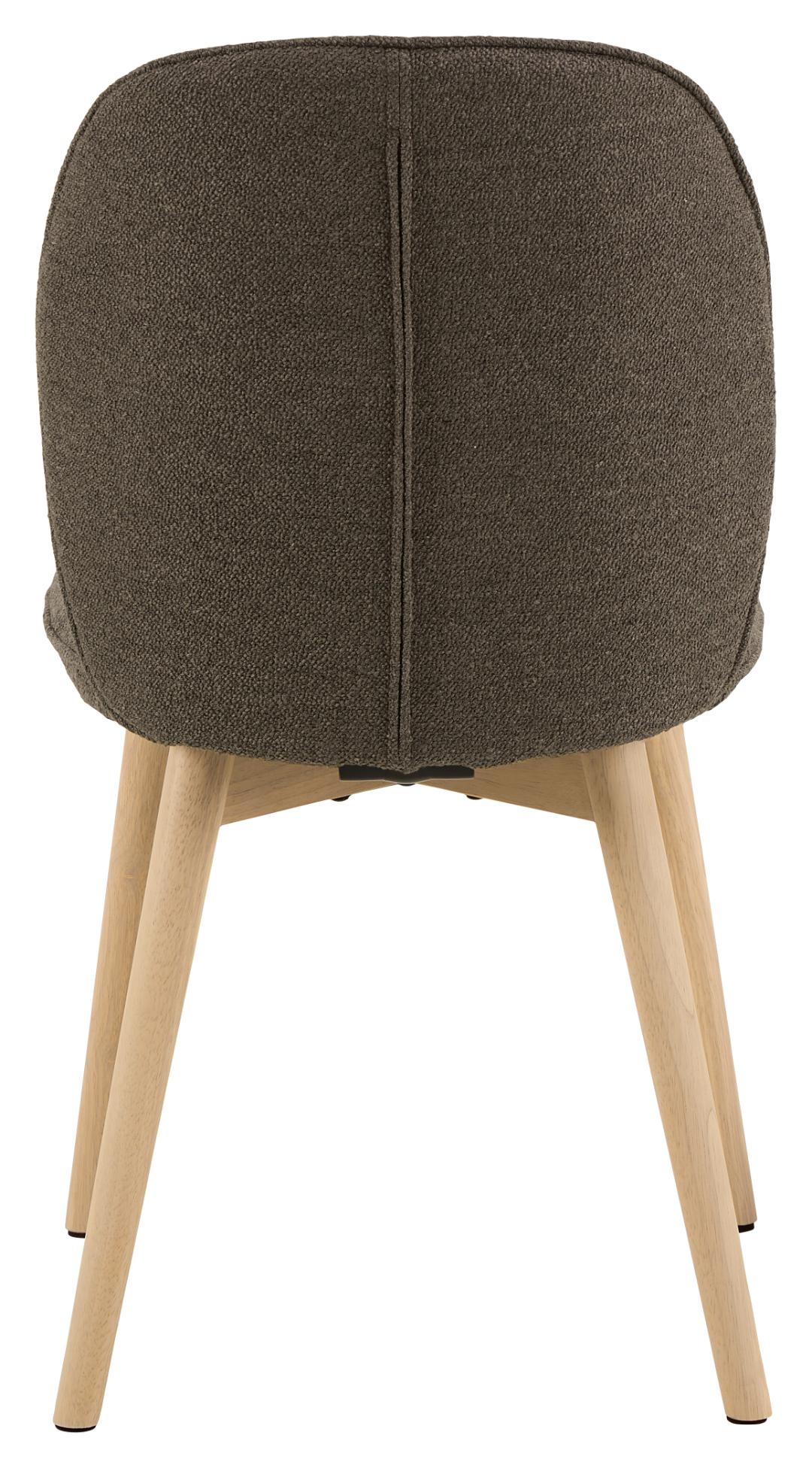 Eetkamerstoel Cindy 8211 Stof Monza Taupe 8211 Witgepigmenteerd Geolied Rubberwood Minimale Bestelling 2 Stuks