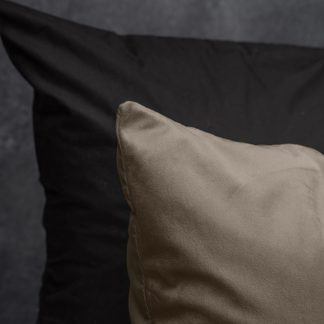 Fluweel Effen Taupe Grijs 240 X 200 220