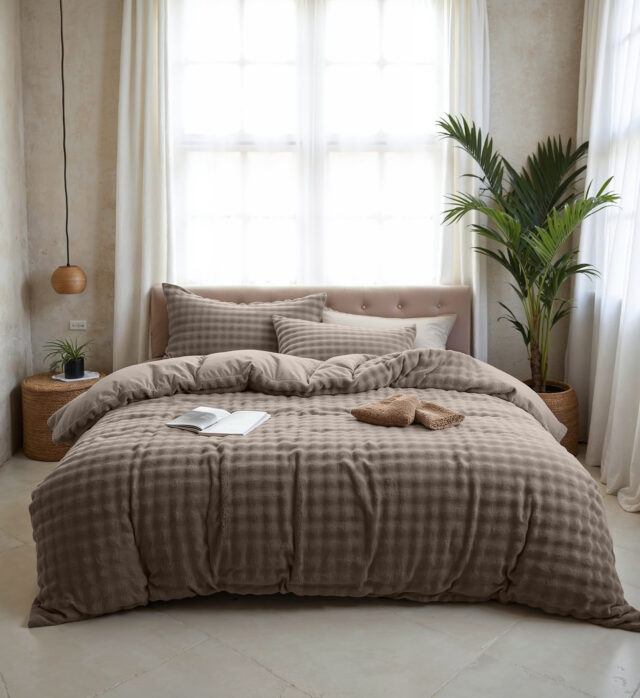 Pompon Taupe 240 X 220