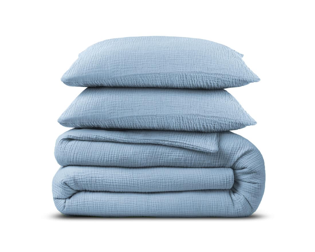 Mousseline Percale Hemelsblauw 200 X 240 Mousseline Percale Hemelsblauw 200 X 240