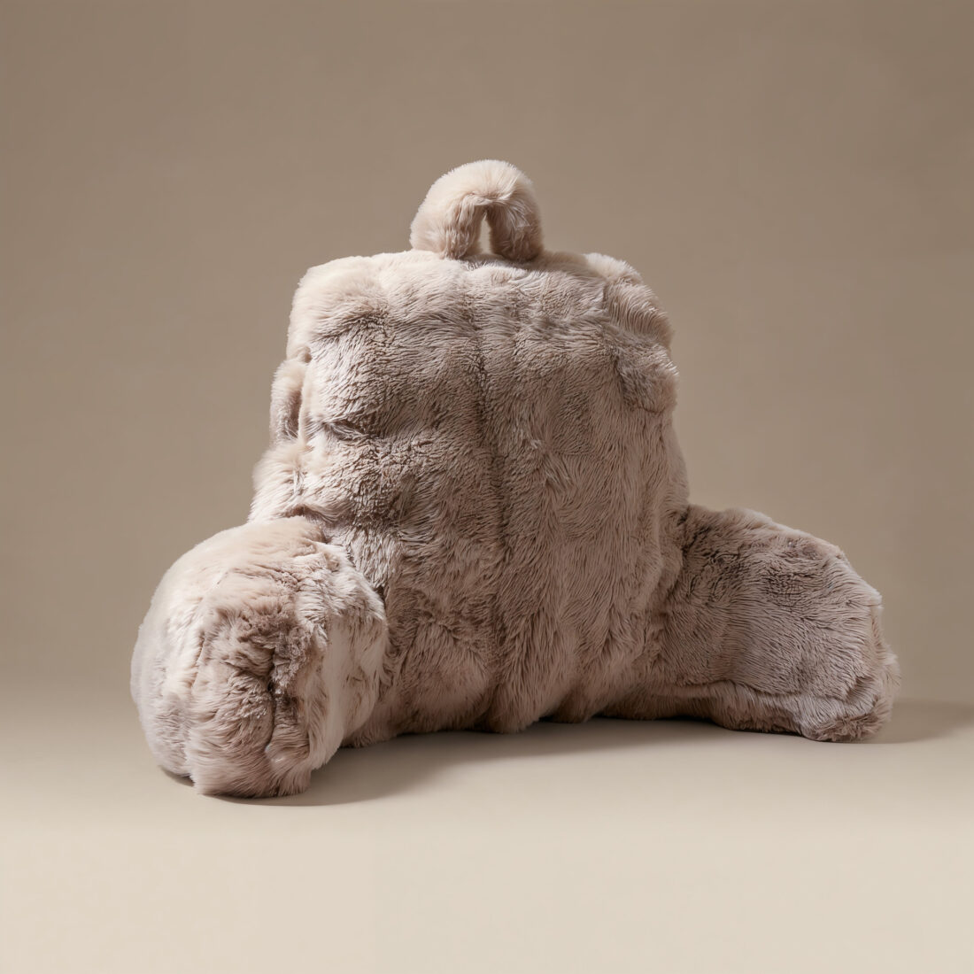 Bedsteunkussen Pompon Taupe 34 X 50