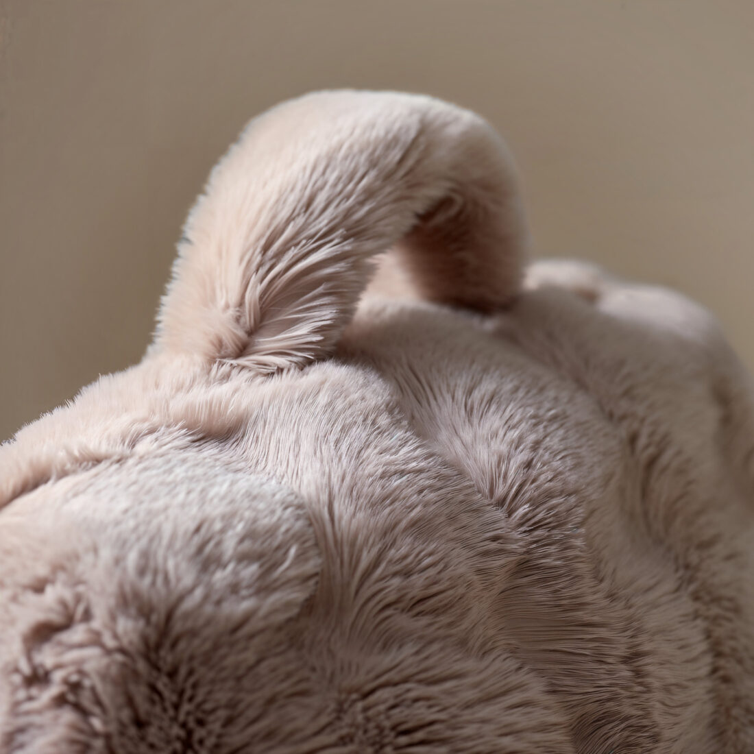 Bedsteunkussen Pompon Taupe 34 X 50