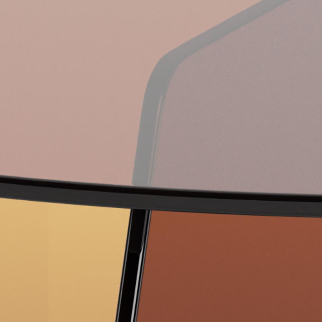 Salontafel Samos 8211 Bruin Gehard Glas 8211 80 Cm