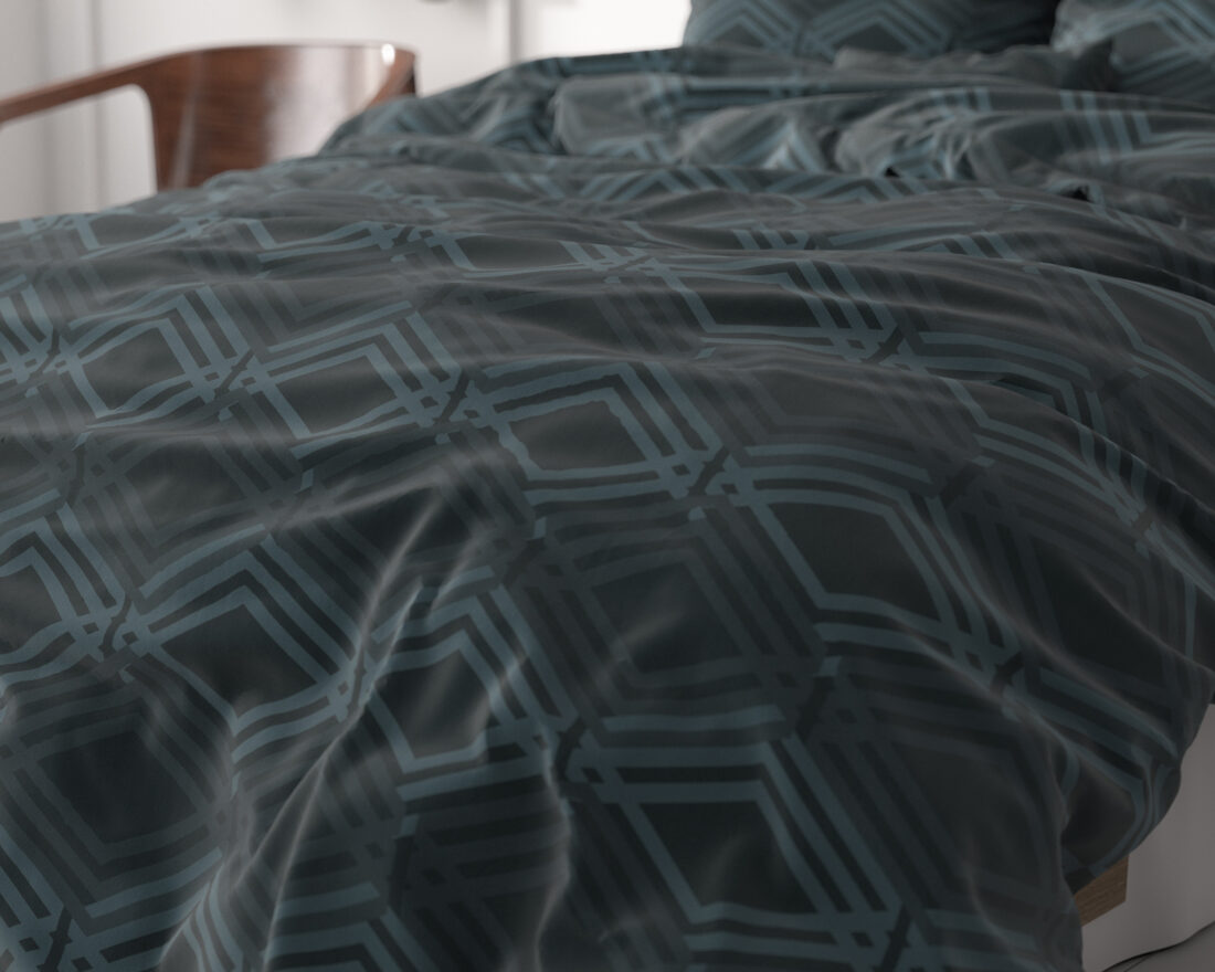 Golvend Marineblauw 140 X 200 220