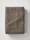 Mousseline taupe 90 x 200 + 30