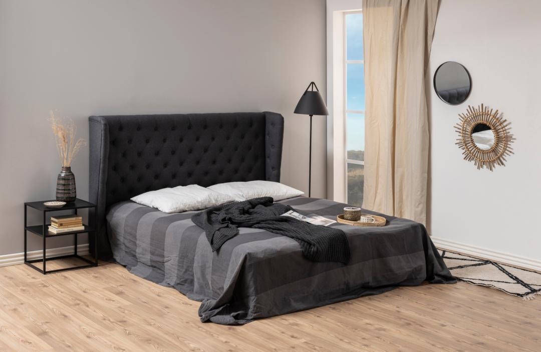 Nachtkastje Newton 8211 Mat Zwart 8211 Metaal 8211 Breedte 45 Cm