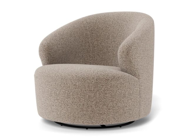 Draaifauteuil Westport 8211 Stof Beige Boucl Achtige Monza 8211 Metaal