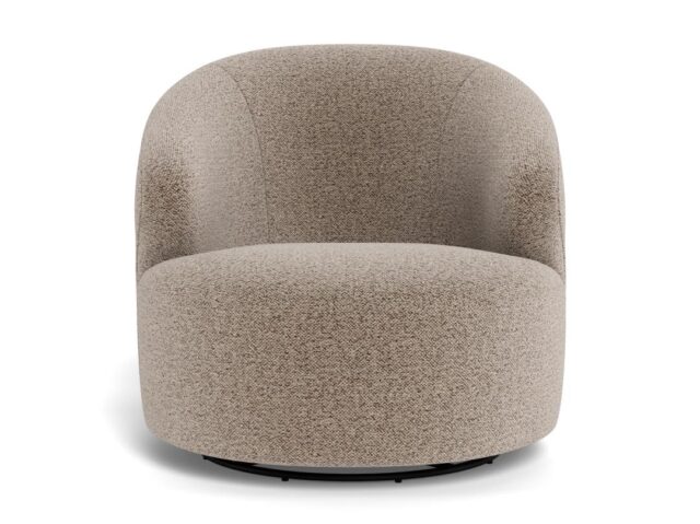 Draaifauteuil Westport 8211 Stof Beige Boucl Achtige Monza 8211 Metaal