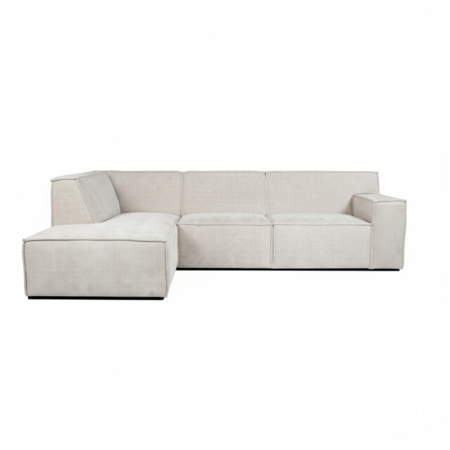 3 Zitsbank Voorstaand Rechts Chaiselongue Benson C460 8211 Stof Cremona 2 Beige