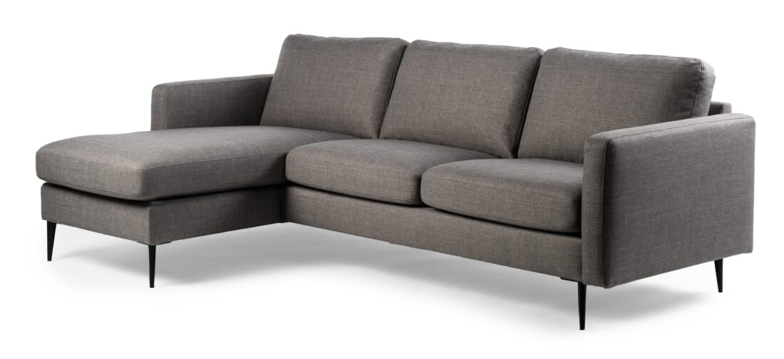 3 Zitsbank Met Chaise Longue L R W520 8211 Geweven Stof Taupe 3 Zitsbank Met Chaise Longue L R W520 8211 Geweven Stof Taupe