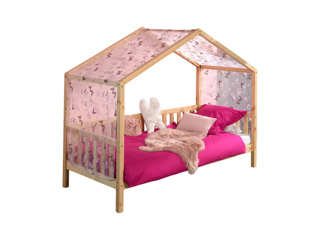 Natuurkleurig Dallas Bed 90 X 200 En Bijbehorende Textielset Natuurkleurig Dallas Bed 90 X 200 En Bijbehorende Textielset