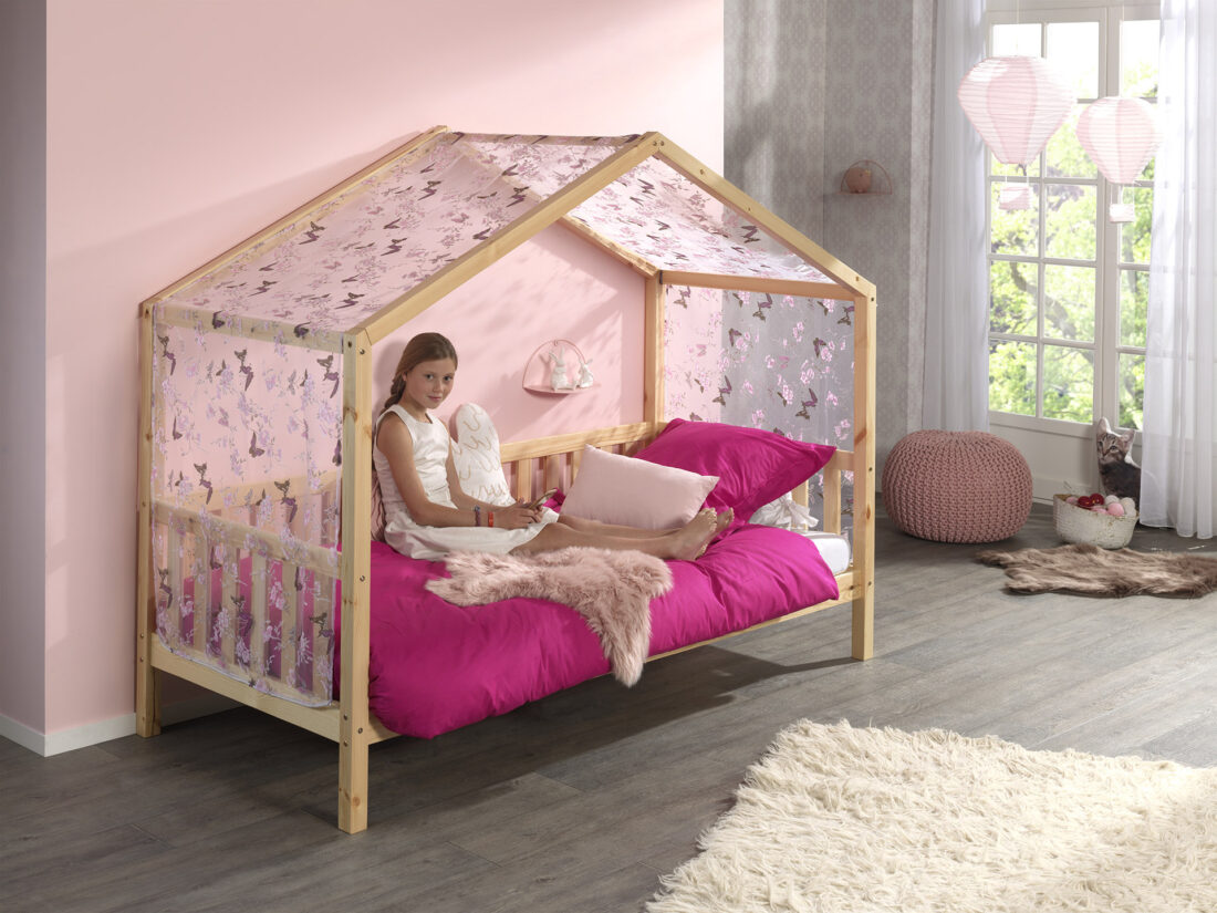 Natuurkleurig Dallas Bed 90 X 200 En Bijbehorende Textielset Natuurkleurig Dallas Bed 90 X 200 En Bijbehorende Textielset