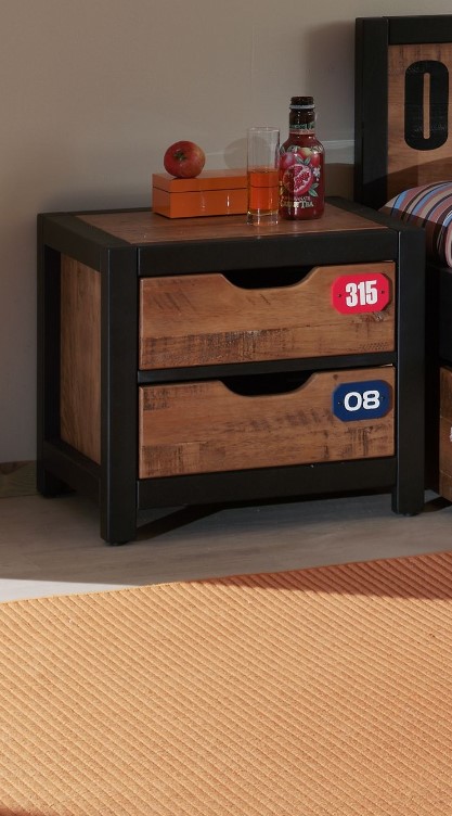 De Alex Combinatie Bestaat Uit Een Bed 90 215 200 Cm Een Lattenbodem En Een Nachttafel