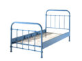 New York bed 90 x 200 cm blauw