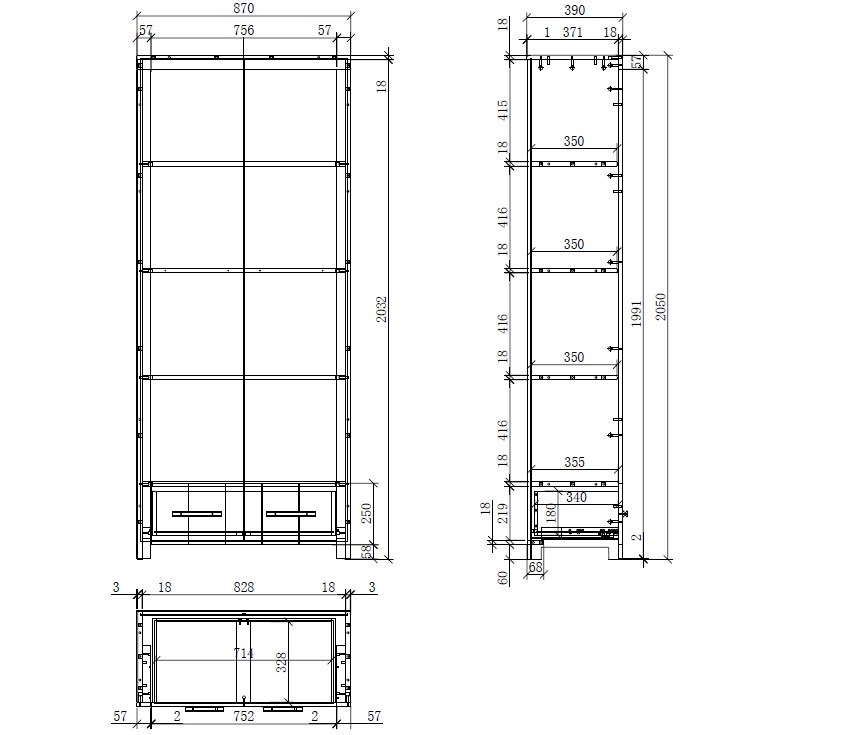Deze Erik Combinatie In Wit Bestaat Uit Een Bed 90 215 200 Met Bijpassend Nachtkastje 3 Deurs Kledingkast Bureau En Boekenkast