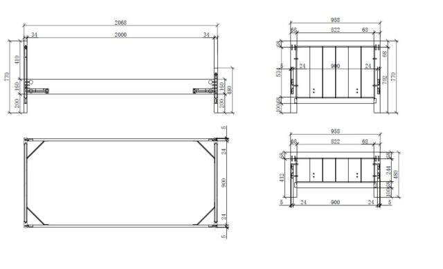 Deze Erik Combinatie In Wit Bestaat Uit Een Bed 90 215 200 Met Bijbehorende Lattenbodem Rolbed Nachtkastje 2 Deurs Kleerkast Bureau En Boekenrek