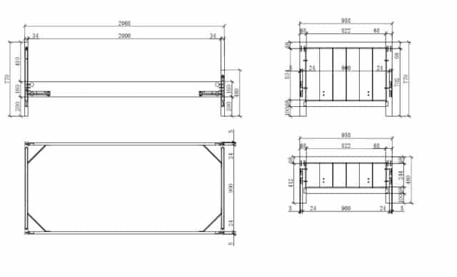 Deze Erik Combinatie In Wit Bestaat Uit Een Bed 90 215 200 Met Bijbehorend Rolbed Nachtkastje 2 Deurs Kleerkast En Bureau