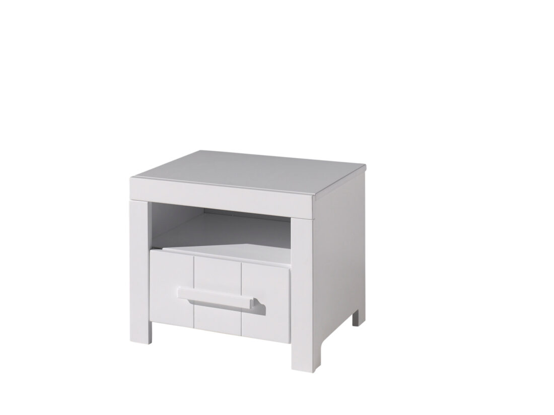 Deze Erik Combinatie In Wit Bestaat Uit Een Bed 90 215 200 Met Bijbehorend Rolbed Nachtkastje 2 Deurs Kleerkast En Bureau