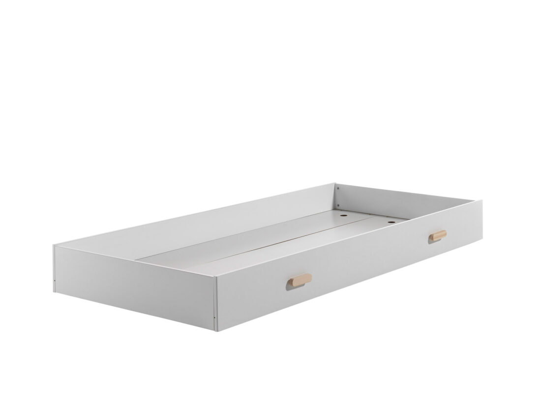 Deze Kiddy Combinatie In Wit Bestaat Uit Een Bed 90 215 200 En Een Bijbehorend Rolbed