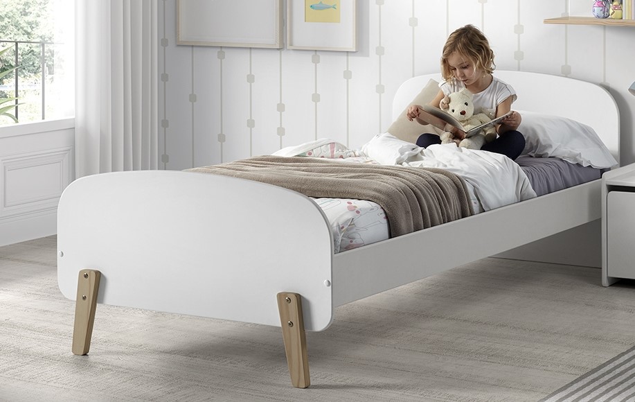 Deze Kiddy Combinatie In Wit Bestaat Uit Een Bed 90 215 200 En Een Bijbehorend Rolbed