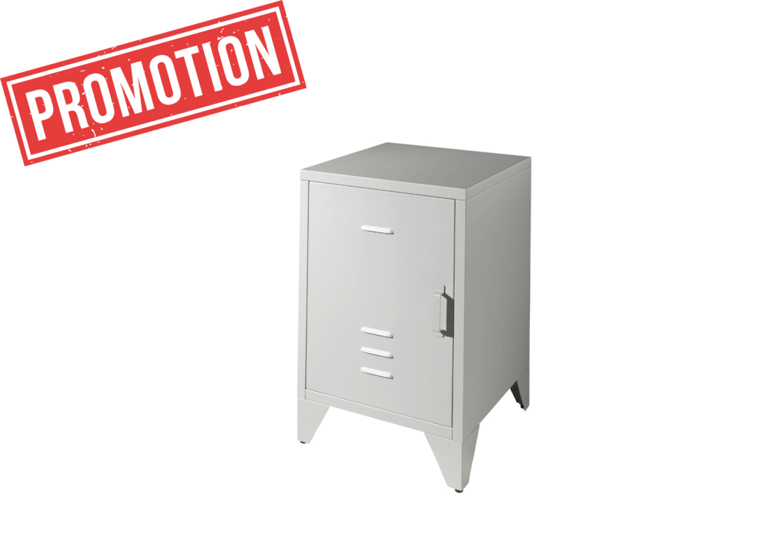 Bronxx Nachttafel Mat Regenachtig Grijs