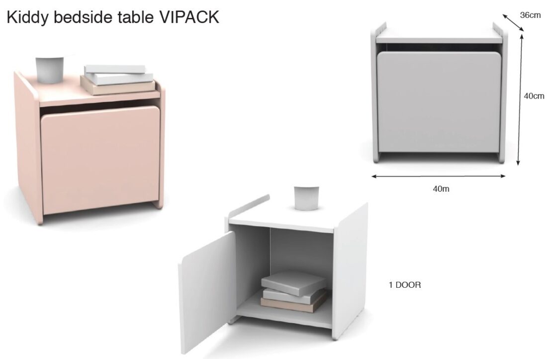 Kiddy Nachttafel Mintgroen