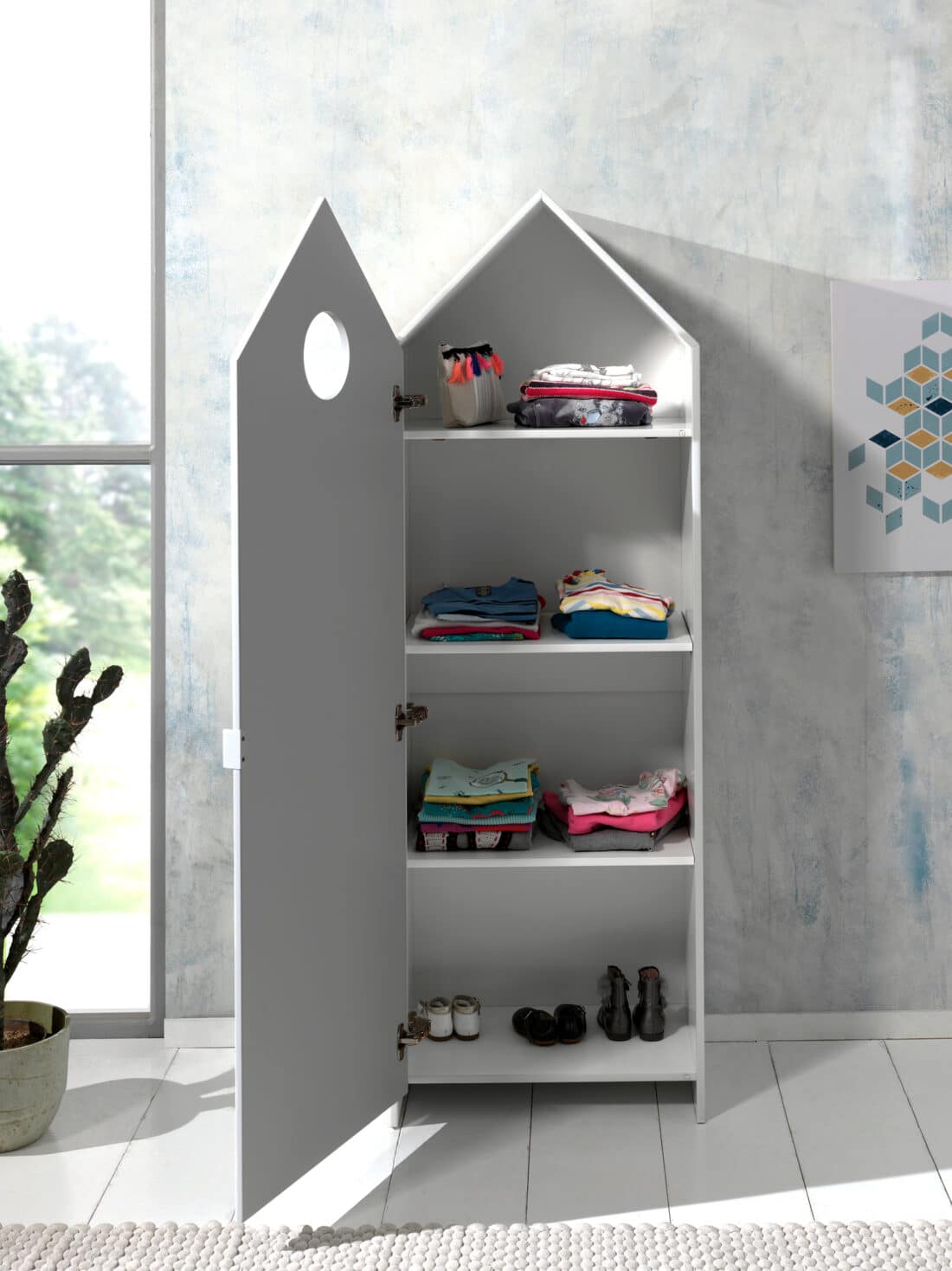 Deze Casami Combinatie Bestaat Uit 3 Kasten 2 Kastjes Met Een Grijze En Een Mintgroene Deur En 1 Open Kast