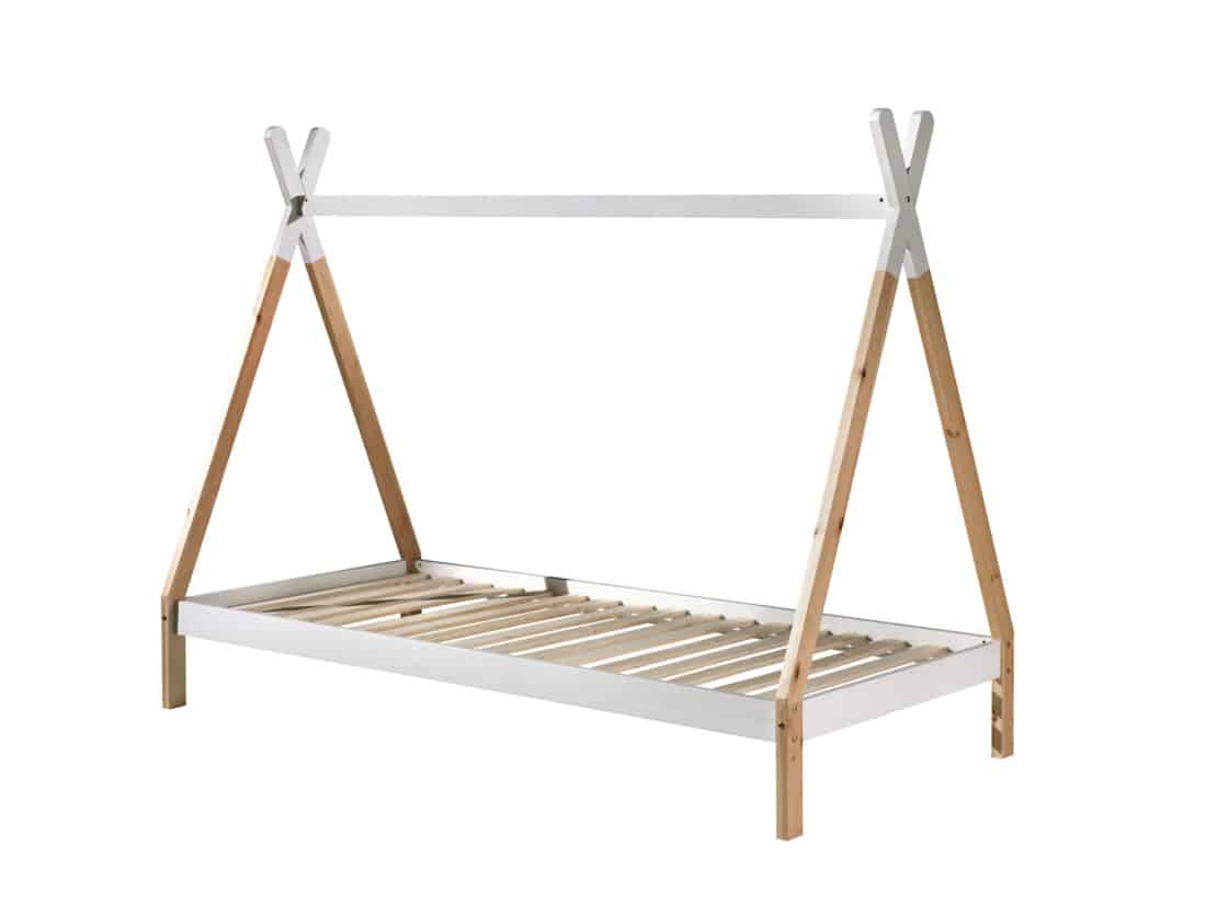 Deze Tipi Combinatie Bestaat Uit Het Verhoogde Tipi Bed 90 X 200 Cm En Een Witte Bedlade