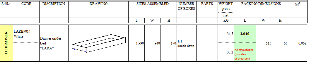 Lara Uitschuifbed Wit